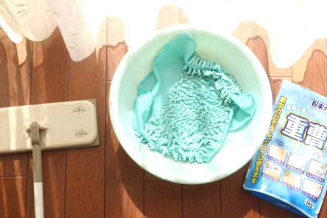 重曹にワイパー