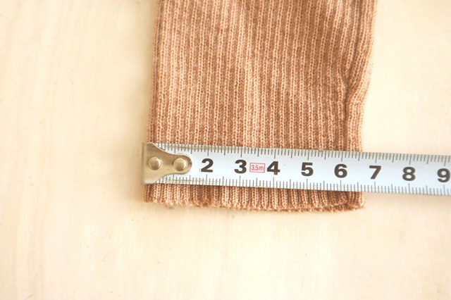 セーターの縮みビフォー