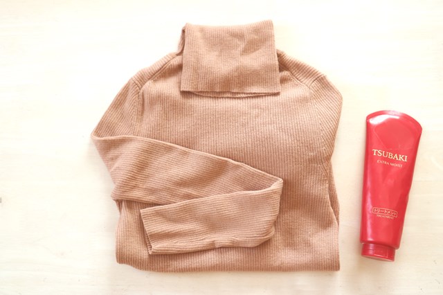 セーターの縮みを直す手順