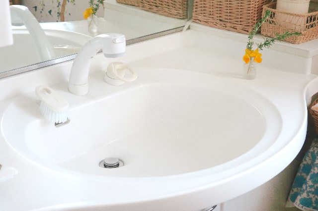 洗面ボウルの掃除