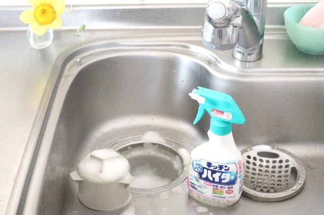 キッチンの排水溝掃除
