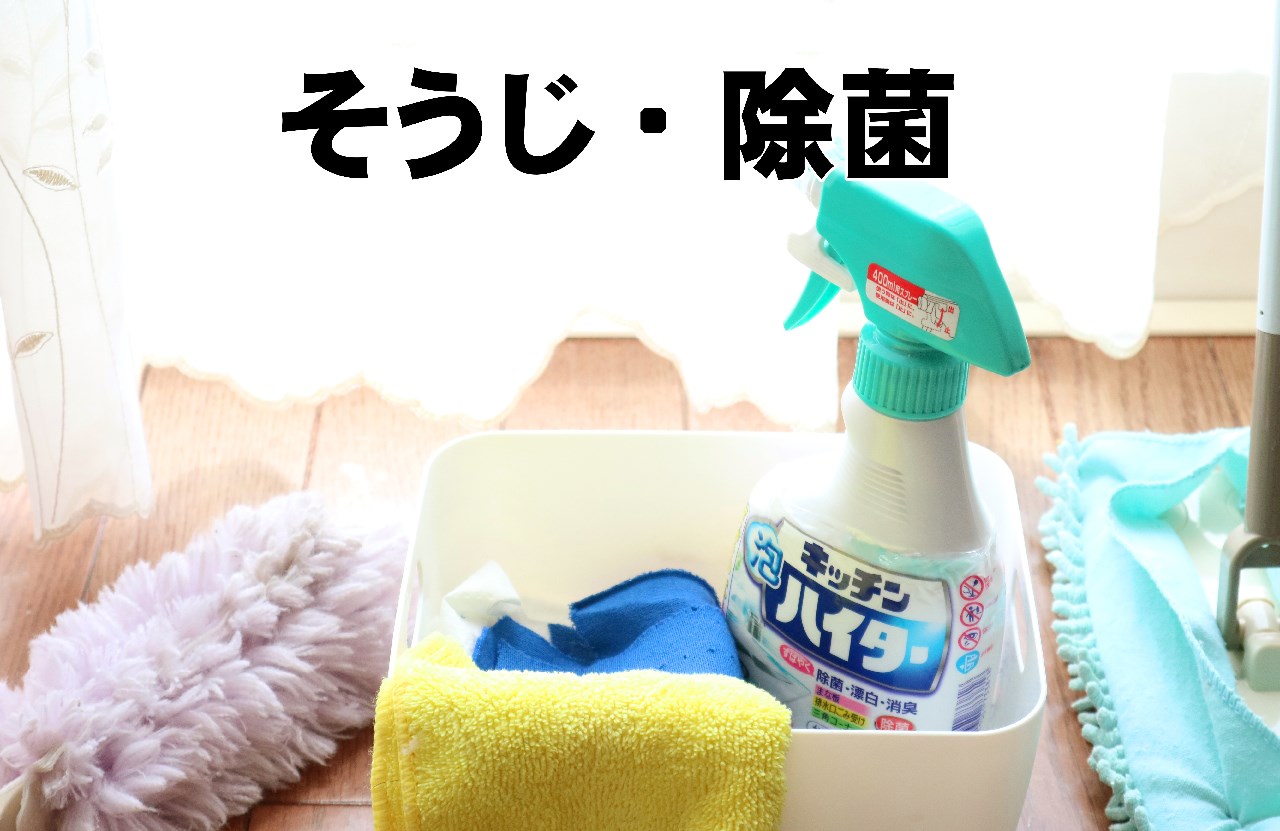 春のポイント掃除で「カビやウィルス」を除こう!