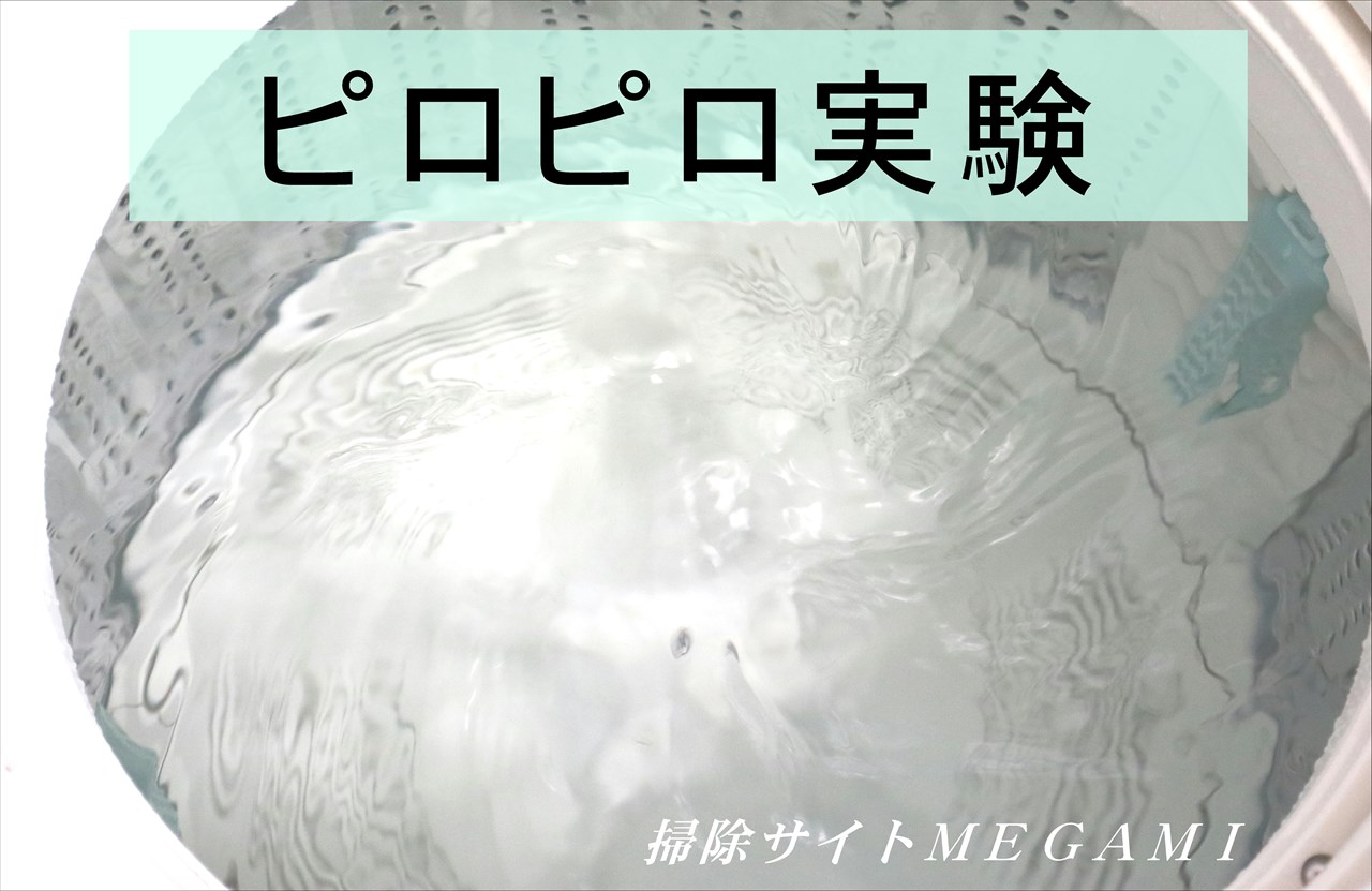 【洗濯槽】2回続けて掃除した結果!ピロピロは再び出てくるのか?