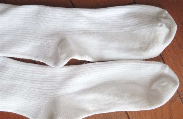 キレイになった靴下